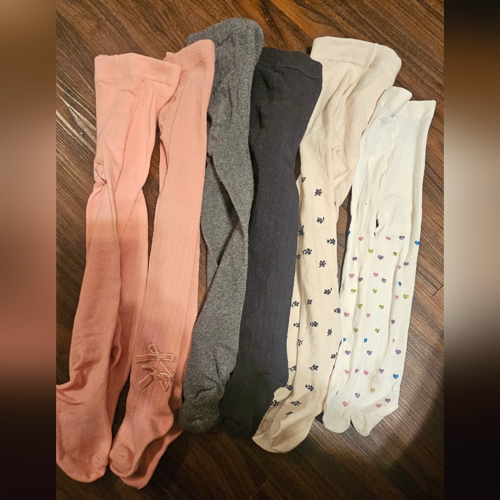 Lot Of 6 Tights Size 2t